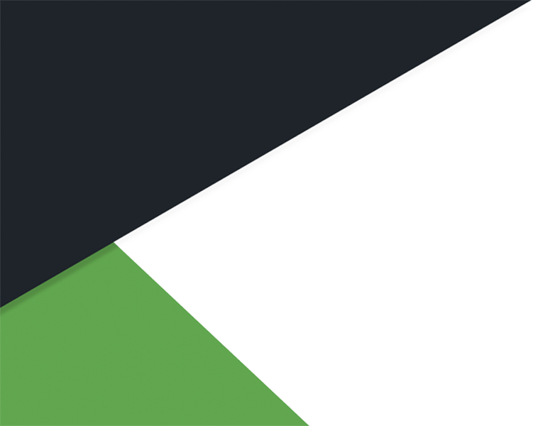 black and green triangle homepage hero